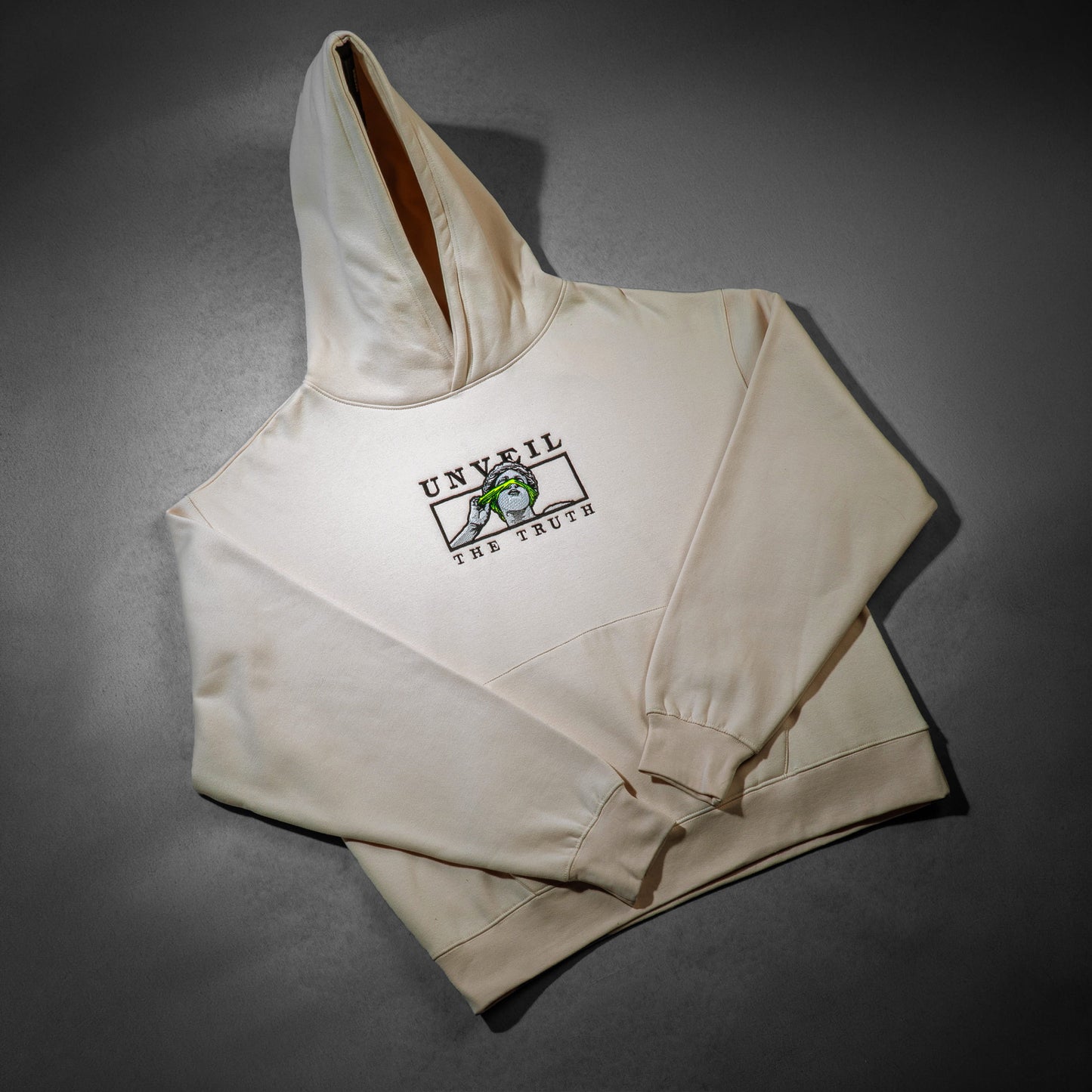 Unveil The Truth Embroided Hoodie