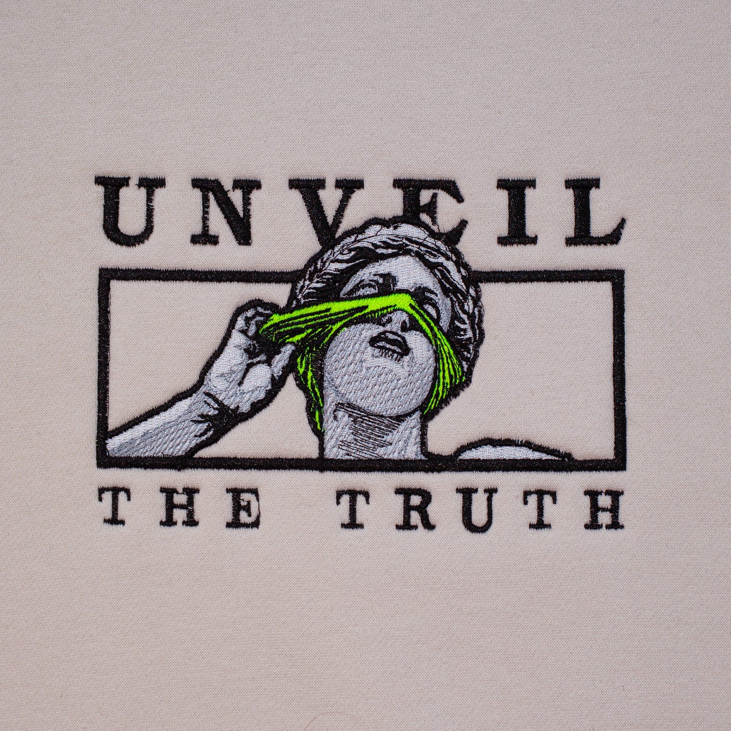 Unveil The Truth Embroided Hoodie