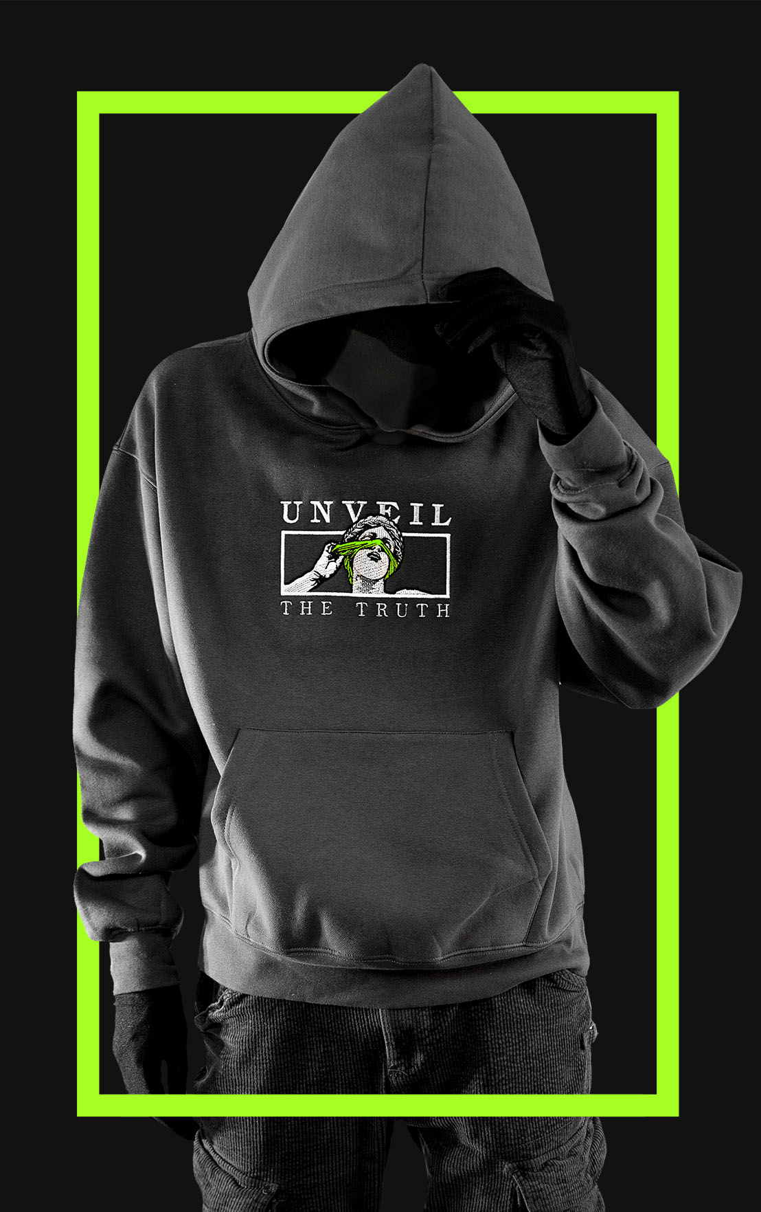 Unveil The Truth Embdoided Hoodie
